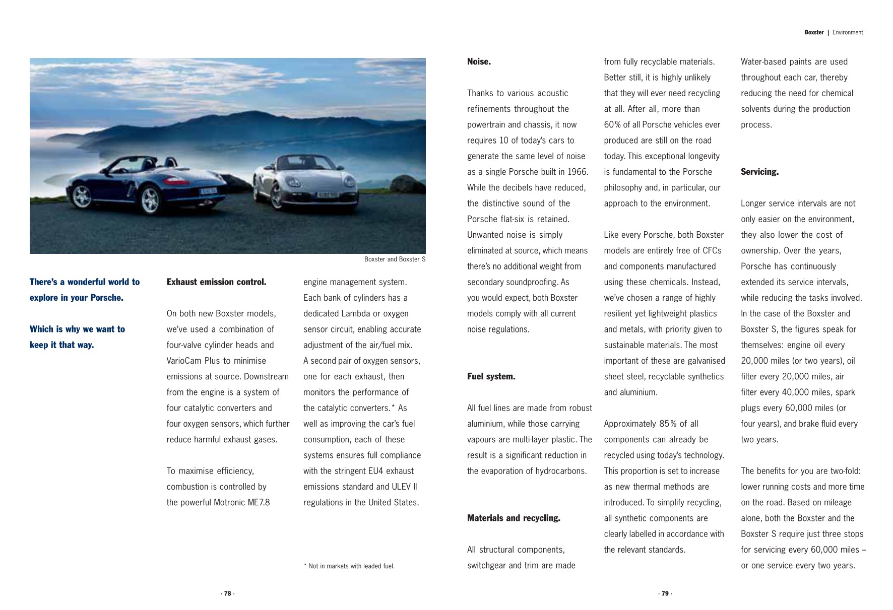 2007 Porsche Boxster Brochure Page 44